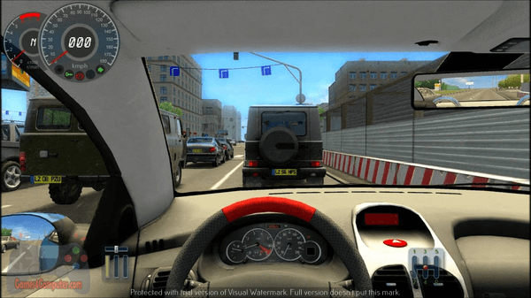 تحميل لعبة city car driving كاملة مضغوطة